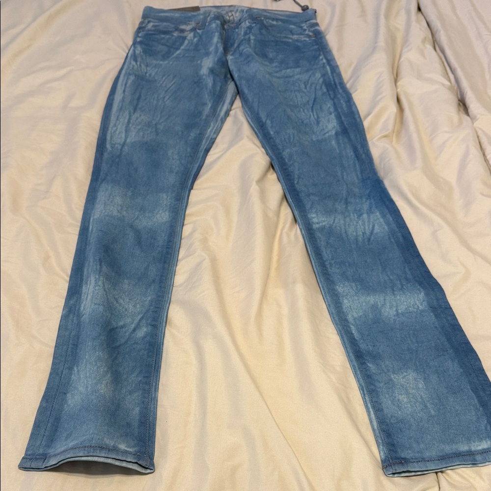 7 For All Mankind Light Blue Skinny Jeans